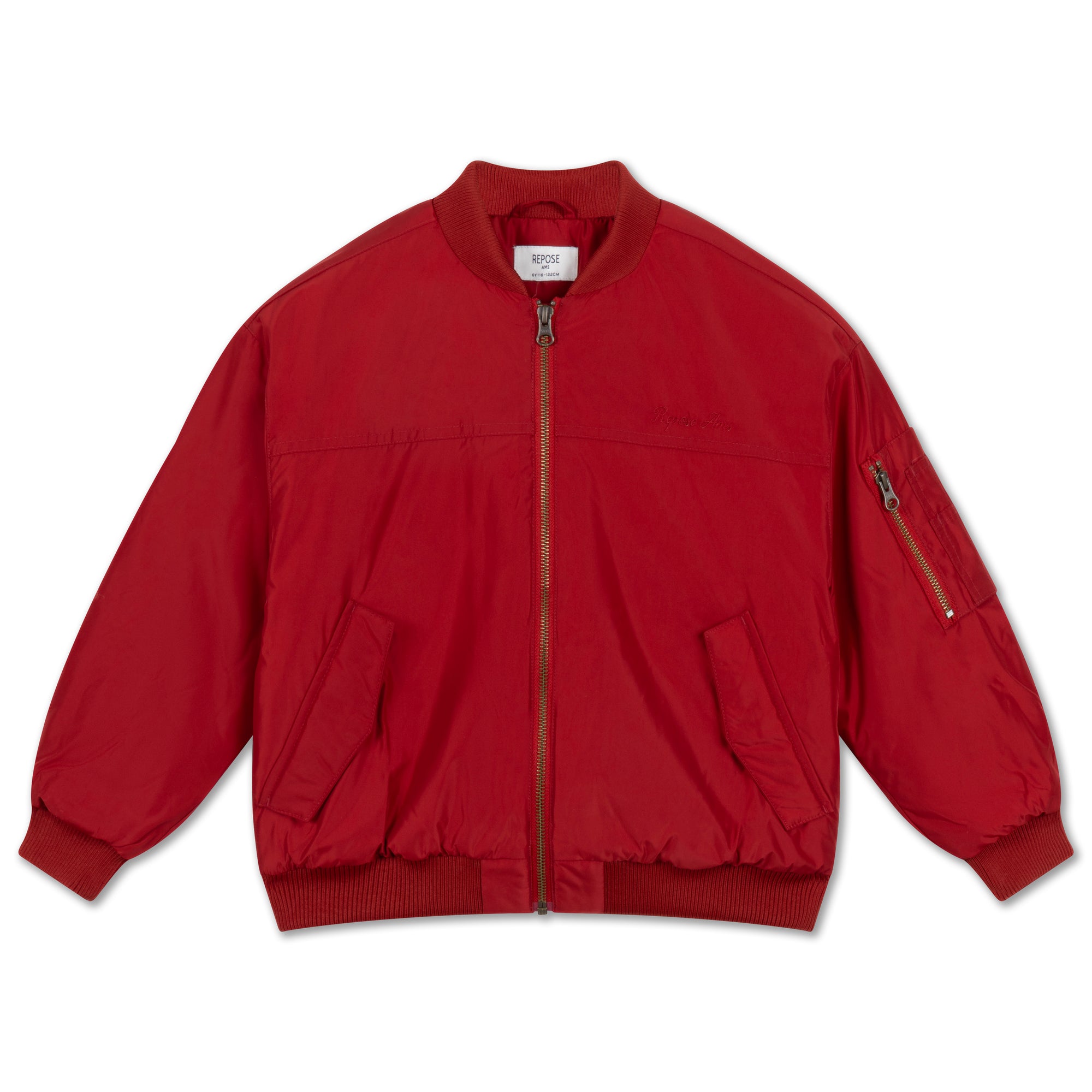 Repose ams - bomber jacket - rusty red