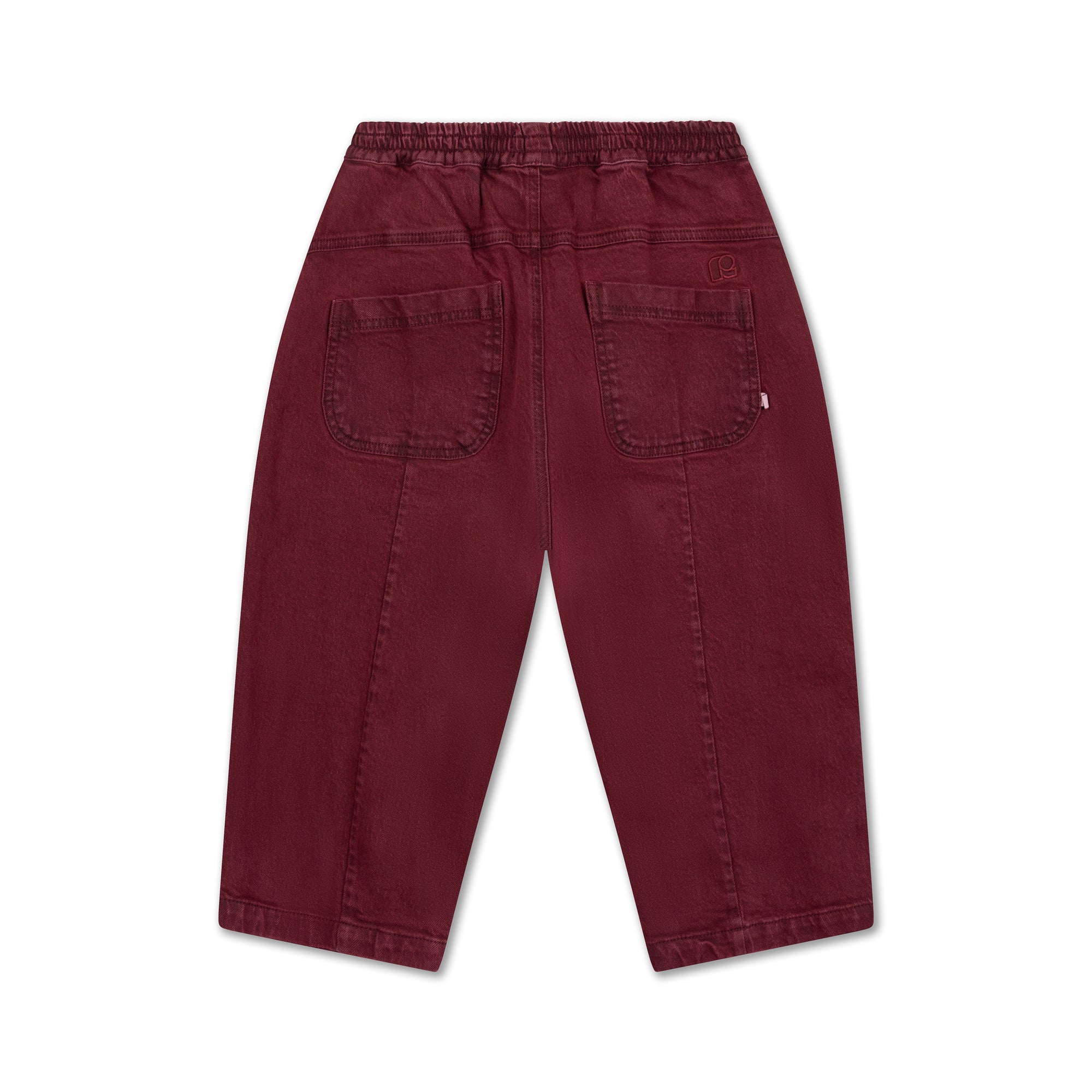 Repose ams - wide denim pants - ash plum