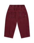 Repose ams - wide denim pants - ash plum