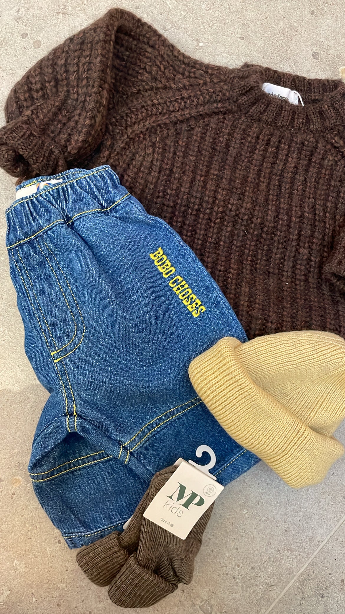 Pequeno tocon - wool sweater - brown