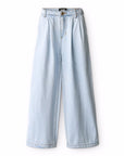 Molo - Aeisha drapy denim pants - bleached