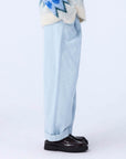 Molo - Alaine - corduroy pants - blue moon