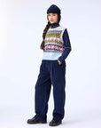 Molo - Alaine - corduroy pants - galaxy blue