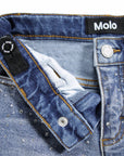 Molo - Asta - denim pants - rhinestone denim