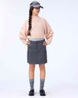 Molo - golda - wool crop sweater - rose hips