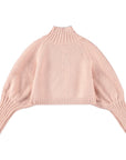 Molo - golda - wool crop sweater - rose hips