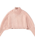 Molo - golda - wool crop sweater - rose hips