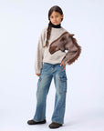 Molo - gisela - 100% wool knit sweater - horse