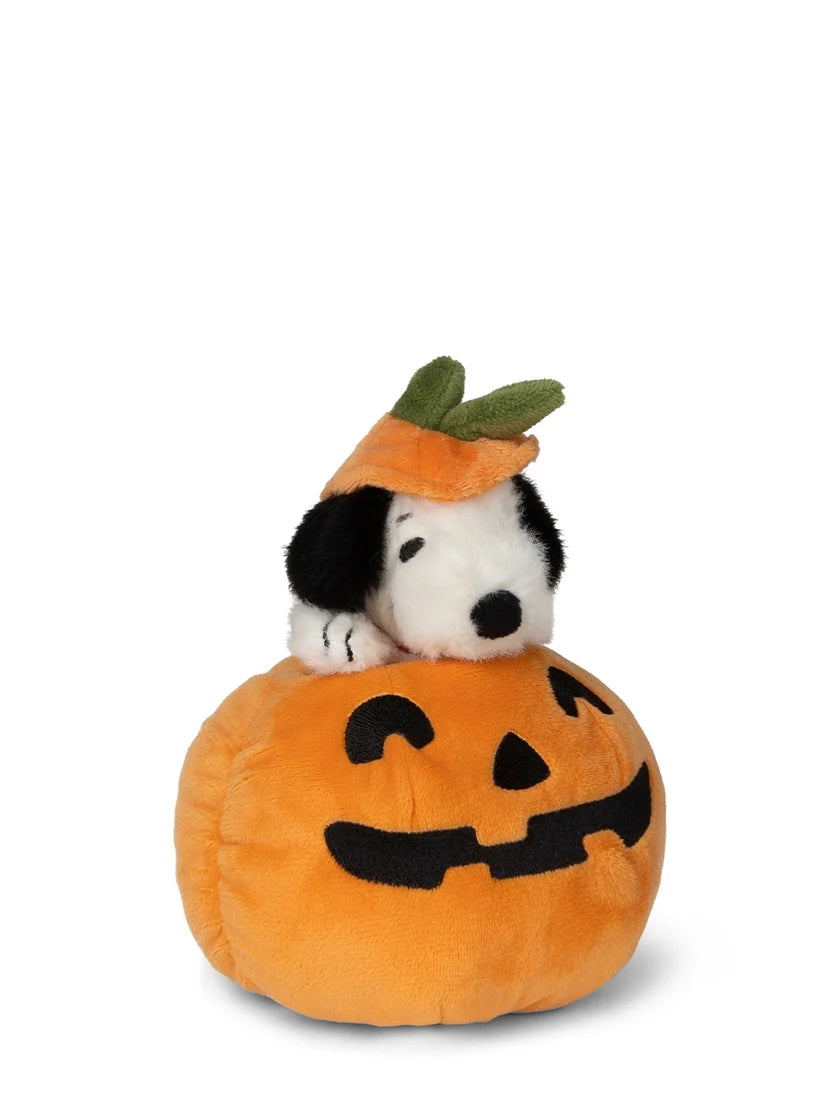 Snoopy - halloween pumkin snoopy - cream - 16 cm