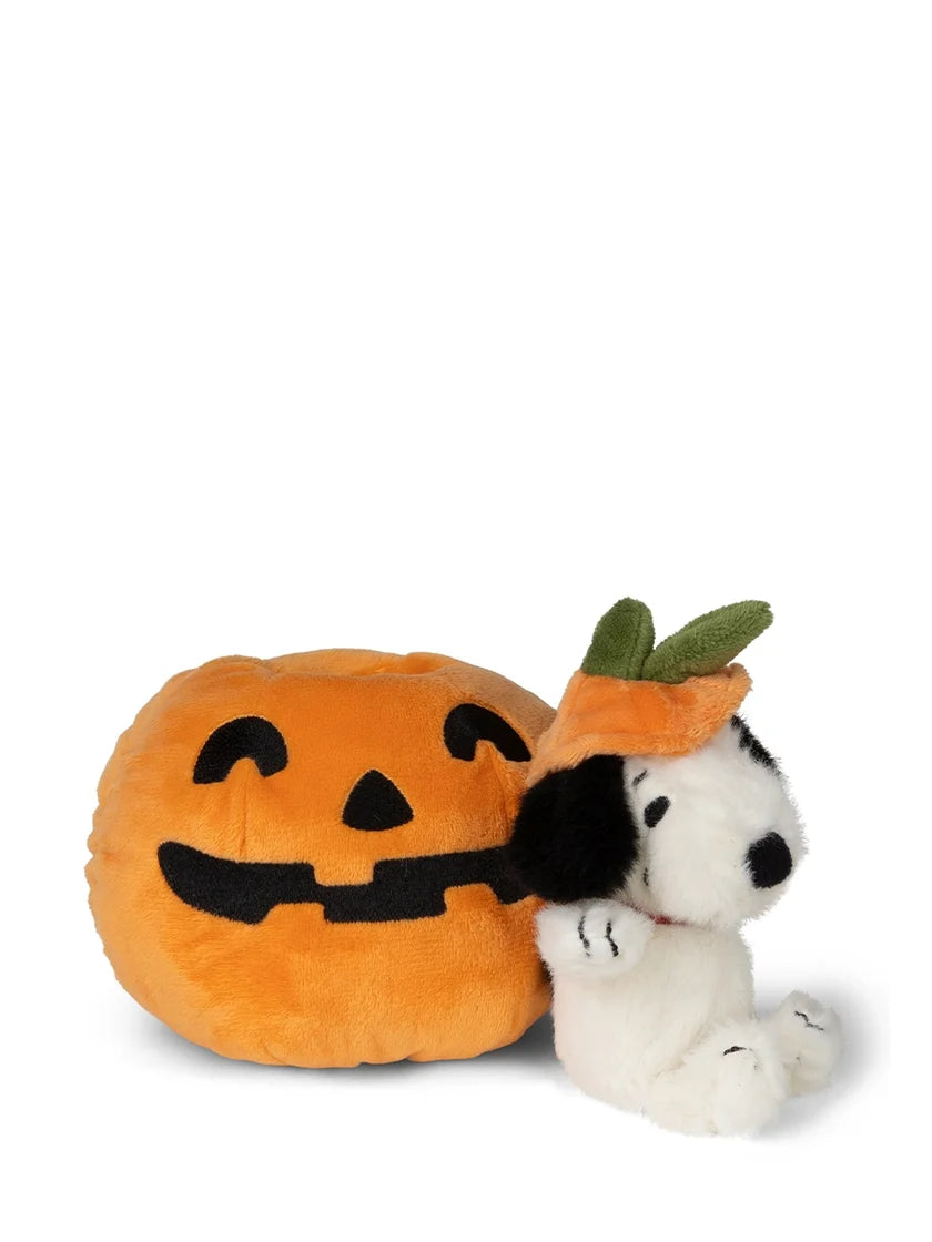 Snoopy - halloween pumkin snoopy - cream - 16 cm