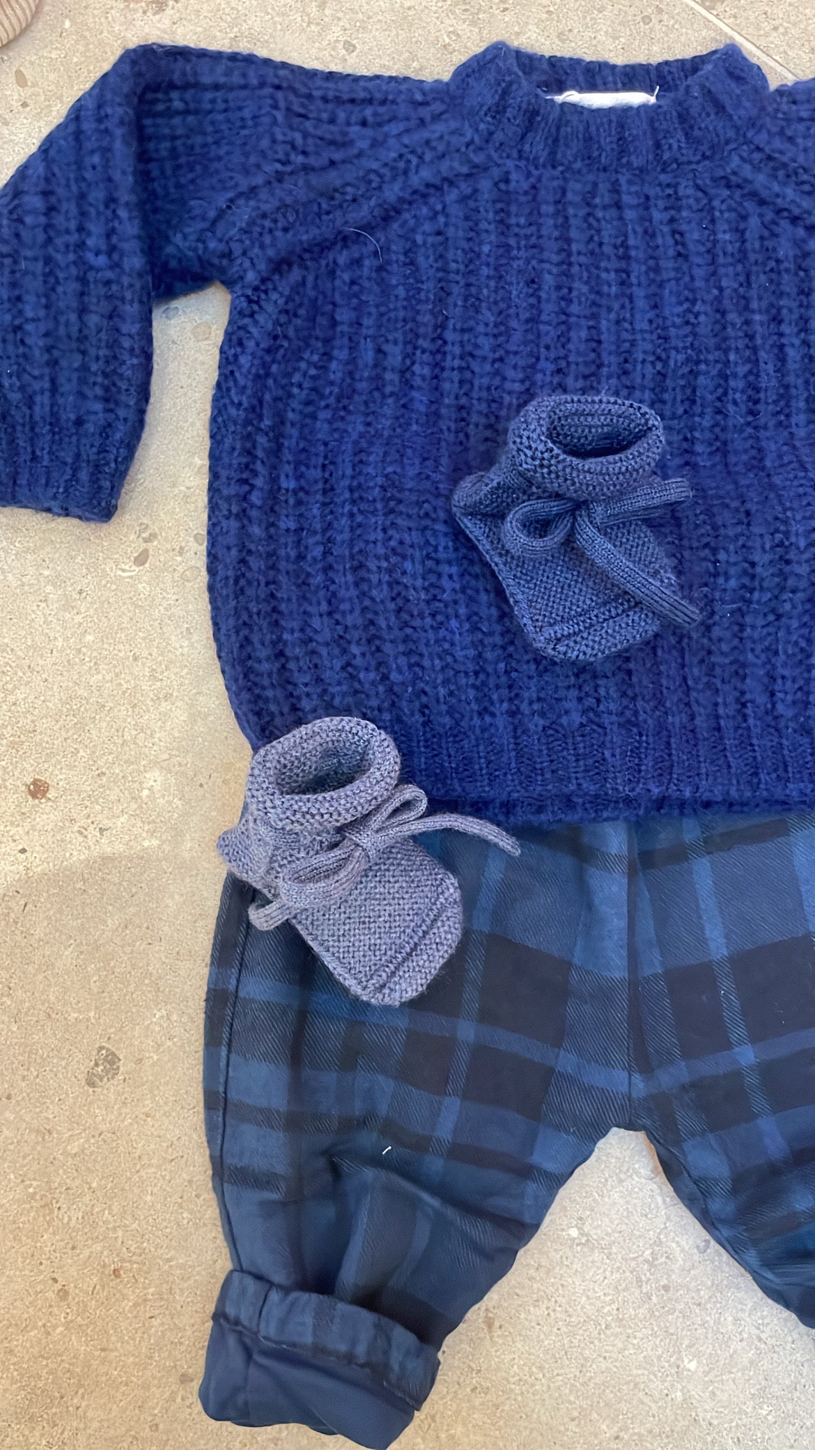 Pequeno tocon - wool sweater - cobalt blue