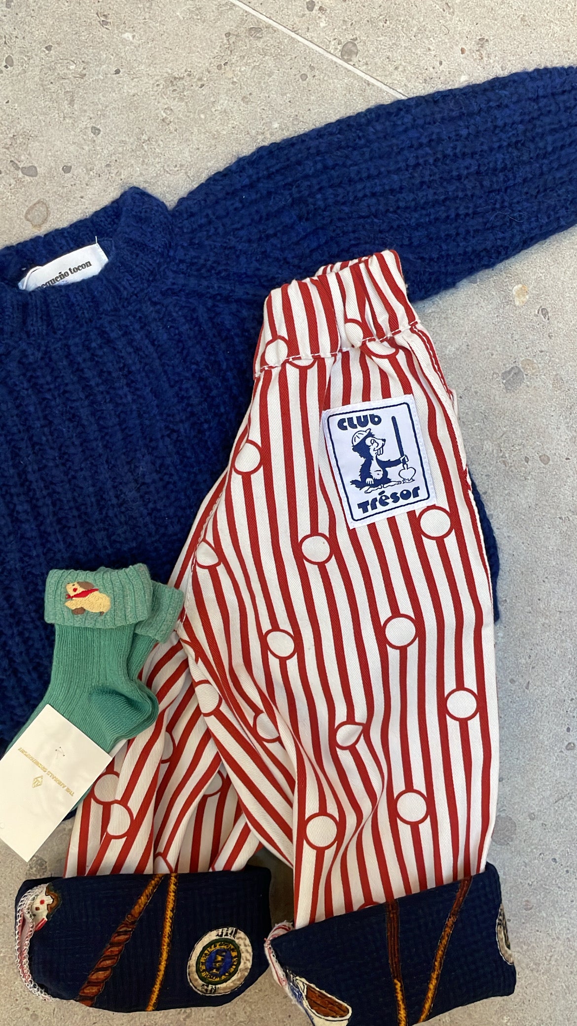 Pequeno tocon - wool sweater - cobalt blue