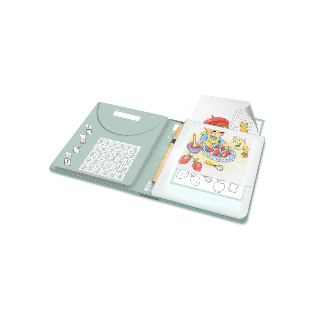 Kidywolf - k-draw pad - food around the world