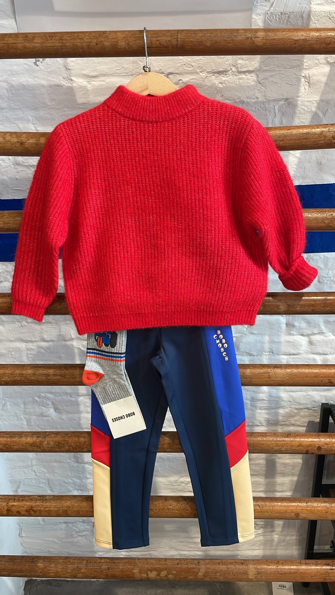 Bobo Choses - kids - sporty leggings - colorblock