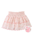 Gingersnaps - Bea Skort with Smocked Bodice & Embroidered Scallop
