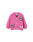 Goldie + Ace - the smurfs - flower knit cardigan