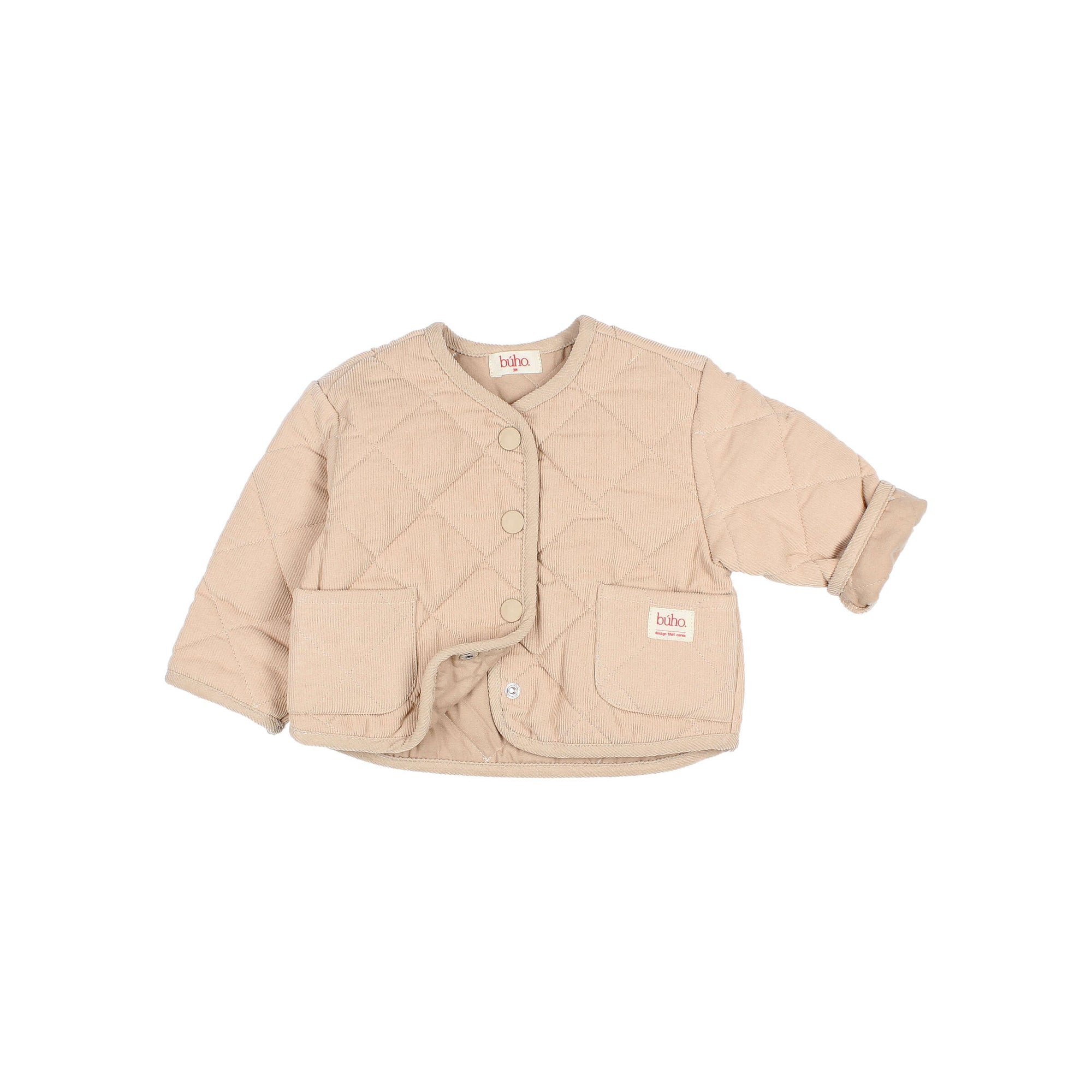 Buho - bb - soft velours jacket - biscuit