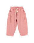 Buho - kids - drill girly pants - peony