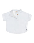 Buho - bb - stripes shirt - sky blue