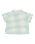 Buho - bb - gingham shirt - aqua