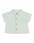 Buho - bb - gingham shirt - aqua