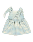 Buho - bb - gingham dress - aqua