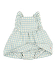 Buho - bb - gingham dress - aqua