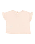 Buho - bb - girly linen t-shirt - cream pink