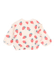 Buho - bb - strawberry sweatshirt - cream pink