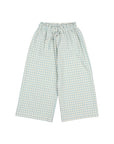 Buho - kids - gingham pants - aqua