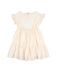 Buho - kids - chic lurex dress - cream pink