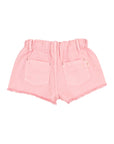 Buho - kids - drill shorts - sugar pink