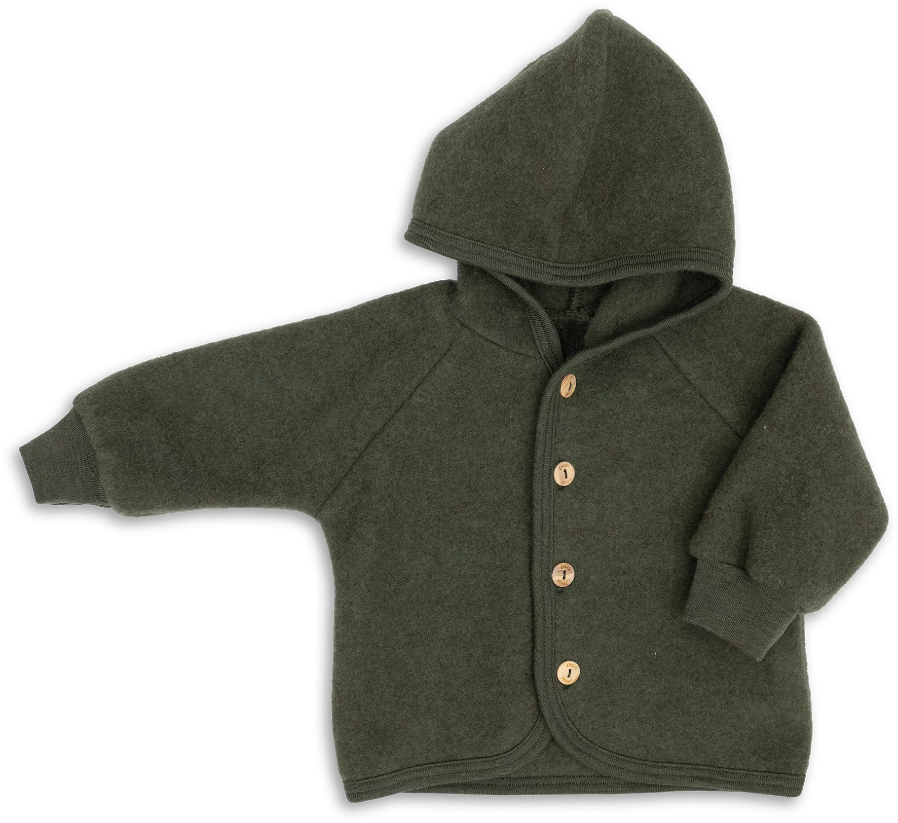 Engel Natur - Hooded Jacket - reed melange