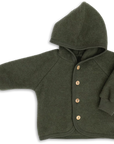 Engel Natur - Hooded Jacket - reed melange
