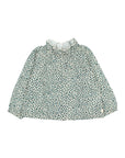 Buho - bb - speckle blouse - alpine green