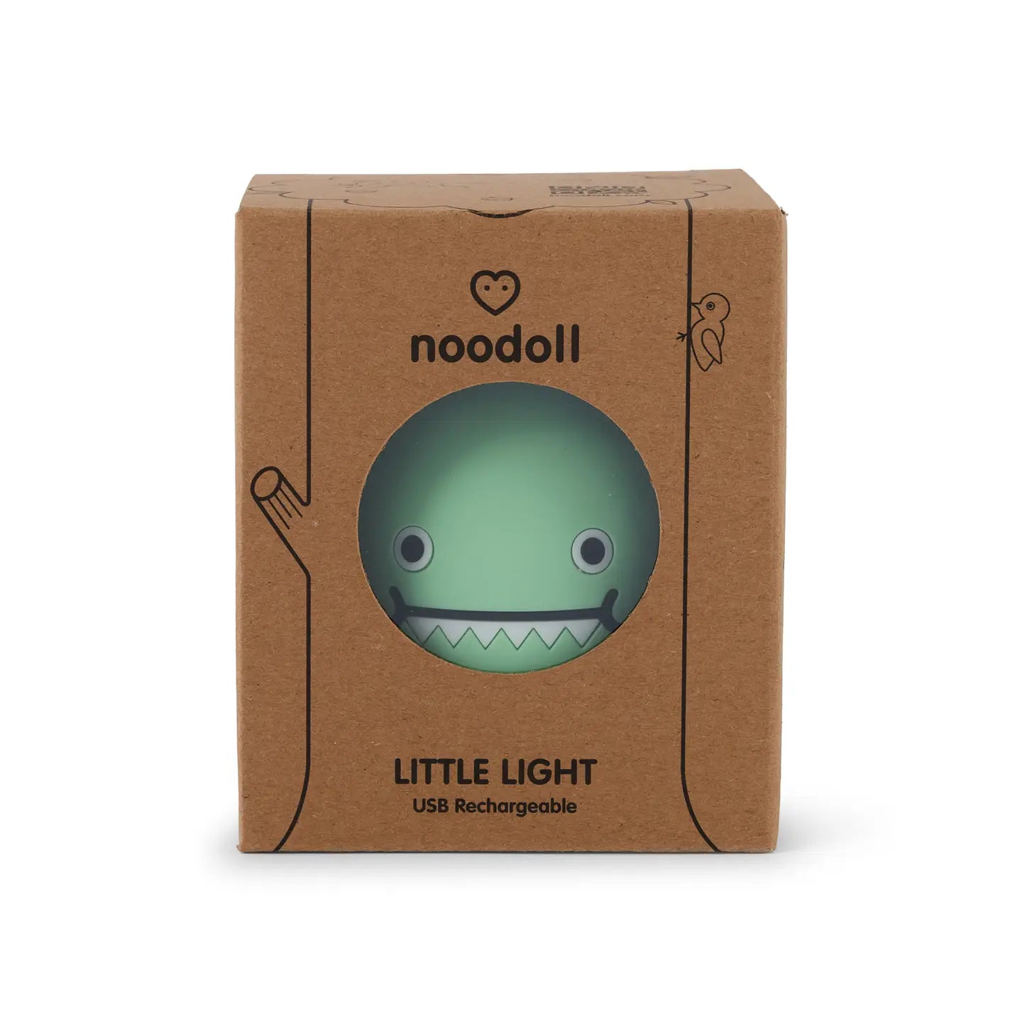 Noodoll - little light - ricedino green dinosaur