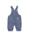 Buho - bb - corduroy dungaree - artic blue