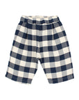 Buho - bb - gingham pants - navy