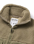 Molo - Utah - teddy jacket - bark green