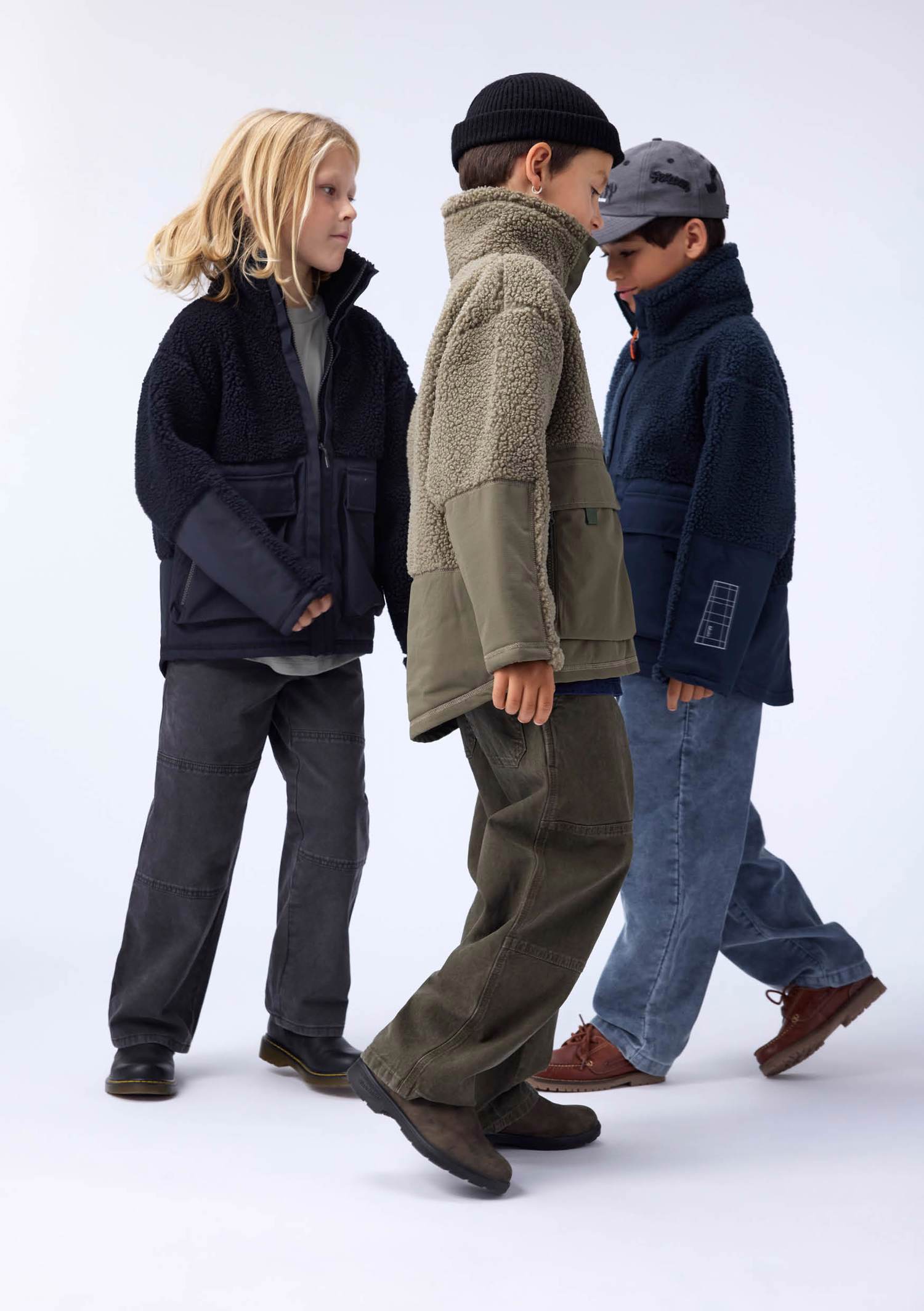 Molo - Utah - teddy jacket - bark green