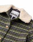 Molo - hope - wool jacket - evergreen check