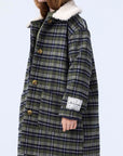 Molo - hope - wool jacket - evergreen check