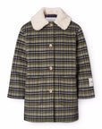 Molo - hope - wool jacket - evergreen check
