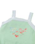 Gingersnaps - Gabriella Top with Cross-Stitch Embroidery & Scalloped Edges