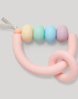 January moon - rainbow sherbet arch ring teether