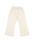 Buho - kids - soft velours girly pants - ivory