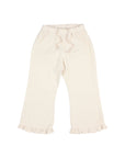 Buho - kids - soft velours girly pants - ivory