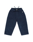 Buho - kids - soft velours pants - navy