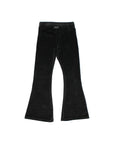 Buho - kids - velvet flare legging - antracite