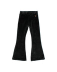 Buho - kids - velvet flare legging - antracite